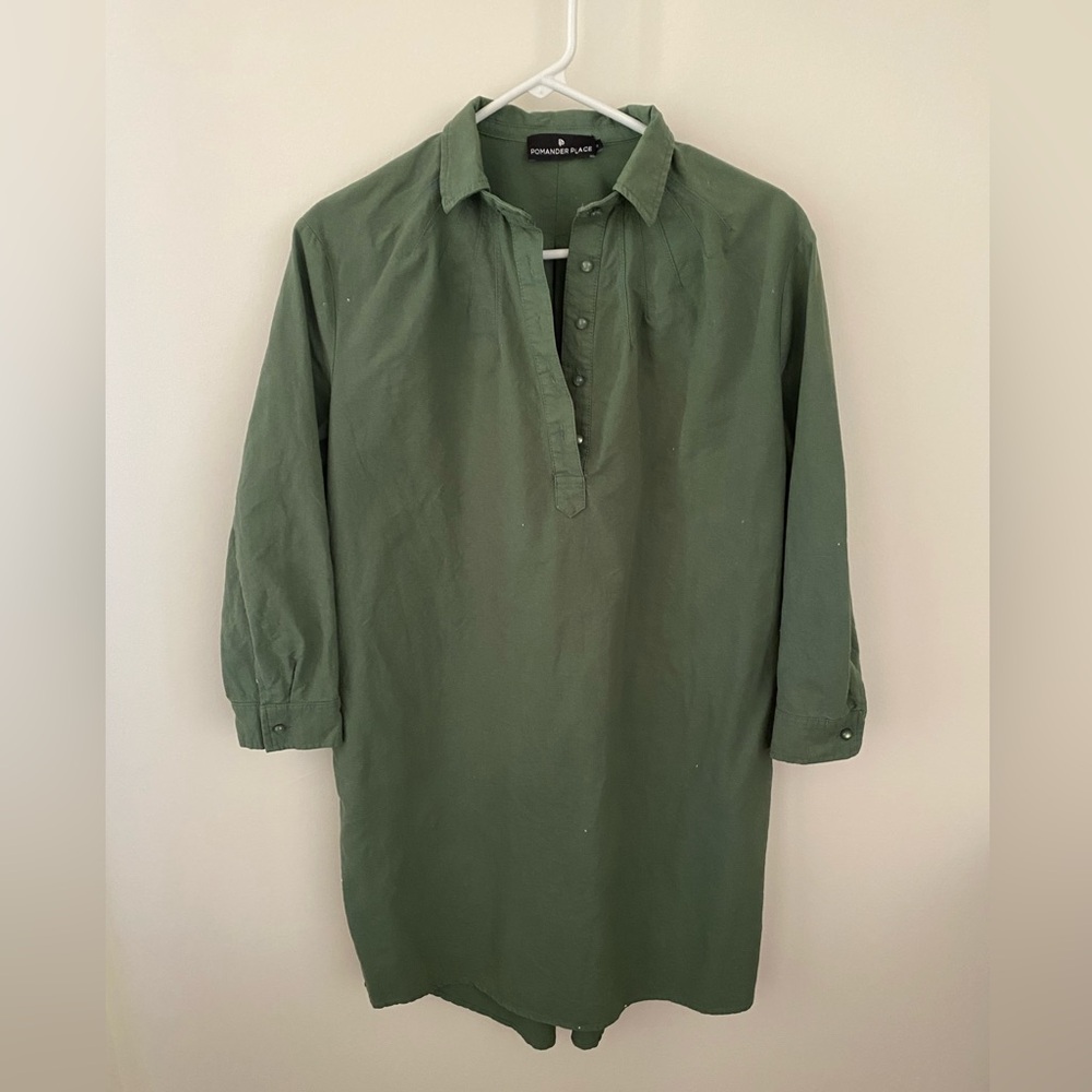 Pomander Place Olive Green Dress size small